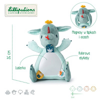 Przytulanka aktywizująca z lusterkiem A kuku Smok Joe Lilliputiens 83552