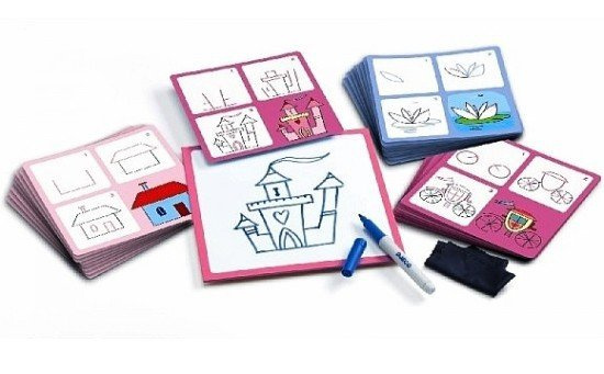 Krok po kroku z Eduludo, Nauka rysowania z Josephine, DJ08320-Djeco, zestaw dla dziewczynki