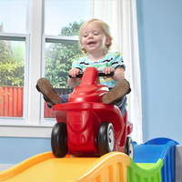 Kolejka Górska STEP2 8633 bezpieczny Tor z czerwonym jeździkiem do zjazdów dla dzieci