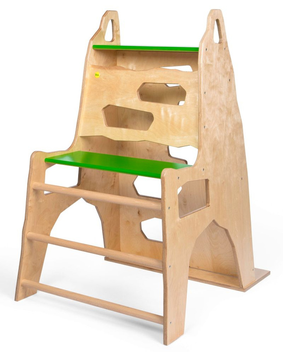 Drewniana wieża do wspinaczki dla dzieci Góra Erzi 44439 sprzęt sportowy dla dzieci