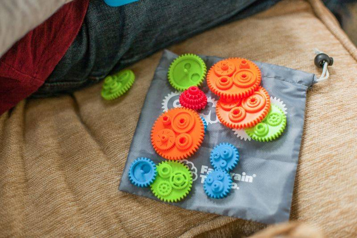 Koła Zębate Crankity FA140-1 Fat Brain Toys, łamigłówki dla dzieci