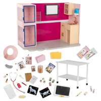 Lecznica weterynaryjna z wyposażeniem Healthy Paws Vet Clinic Our Generation BD35140Z