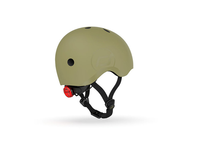 Kask S-M dla dzieci 3+ Olive Scootandride S00008