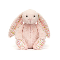 Króliczek z kwiecistymi uszami pudrowy róż Cherry 31 cm Jellycat maskotki BPS3EC