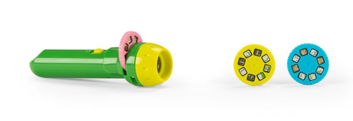 Lampka z projektorem Przygody wilka Moulin Roty 894390