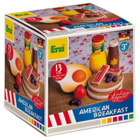 Amerykańskie śniadanie zestaw do zabawy w gotowanie 13 elementów Erzi 28150