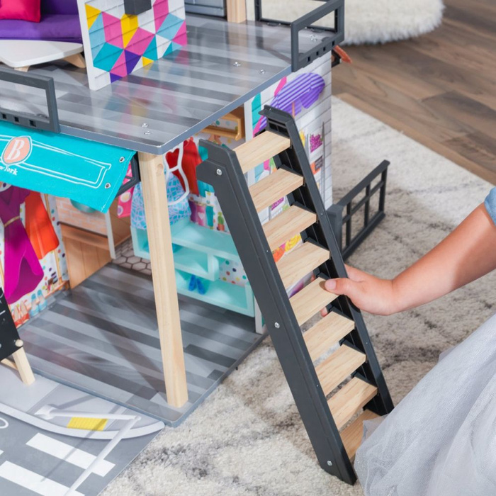 Domek dla lalek Wieżowiec Bianka City Life KK65989- KidKraft, dla dziewczynek