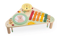 Stolik muzyczny Sunshine 12m+ J07616-Janod, zabawki muzyczne dla dzieci