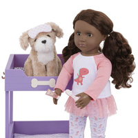 Łóżko piętrowe z pieskiem i akcesoriami Pup Bunks Our Generation BD35350Z