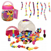 B.eauty Pops zestaw do tworzenia biżuterii 150 elementów BX1373Z- B.Toys, zestaw kreatywny
