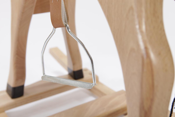 Koń na biegunach "Szlachetny rumak" - zabawki drewniane