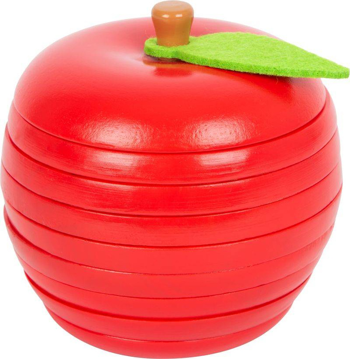 Układanka drewniana Jabłuszko 11915-Small Foot, układanki logiczne