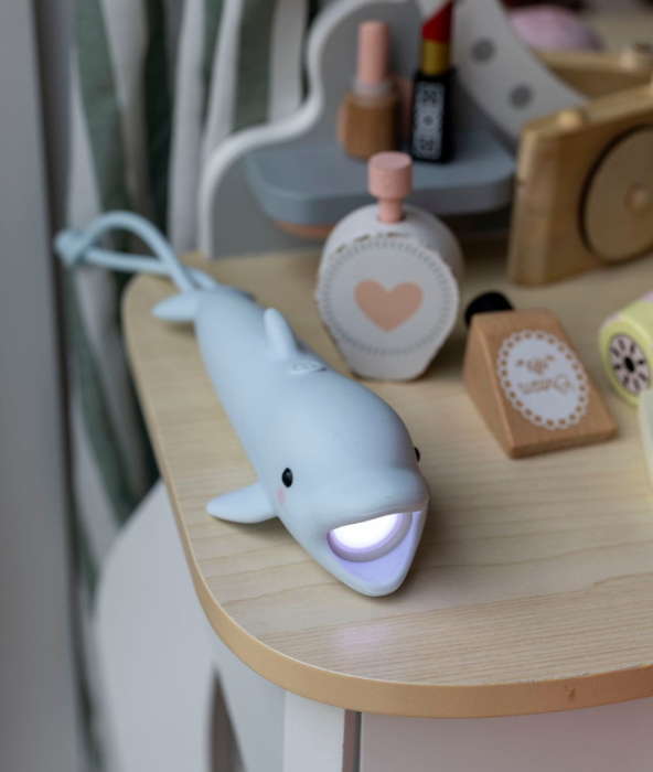 Latarka dla dzieci Delfin Bubbly Rabbit & Friends 520089