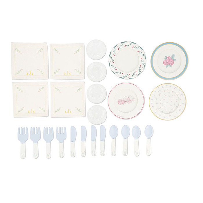 Zestaw piknikowy w walizce z akcesoriami 24 el. Shiny Grandma Janod J06637