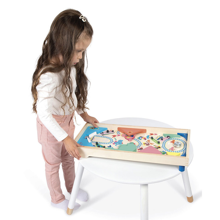 Gra zręcznościowa drewniana Pinball Applepop Janod J03368