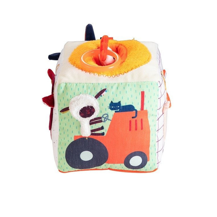 Dźwiękowa kostka aktywizująca wielofunkcyjna Farma 83156-Lilliputiens