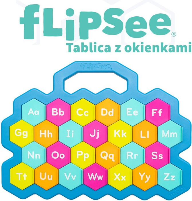 Flipsee Tablica z okienkami Alfabet Mobi FLIP1