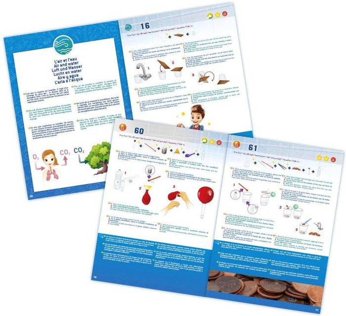 Eksperymenty dla dzieci Laboratorium chemiczne 150 eksperymentów 8360 Buki