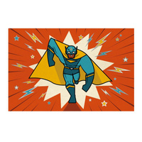 Kreatywny zestaw do tworzenia zaproszeń Superbohater Djeco DD03496 kreatywne zabawki