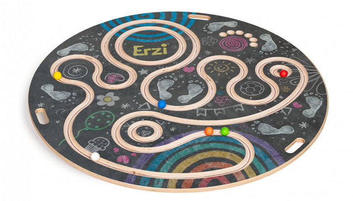 Drewniana deska do balansowania gra zespołowa dysk z labiryntem Team Disc 46252 Erzi podest sensoryczny