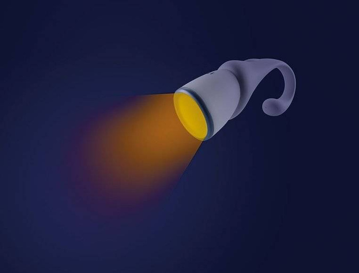 Lampka nocna LED przenośna z latarką Pixie 90h świecenia Pink Beaba 930299