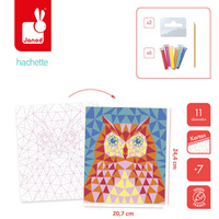 Zestaw kreatywny dla artystów Piasek Ptaki Misterix J07977 Janod