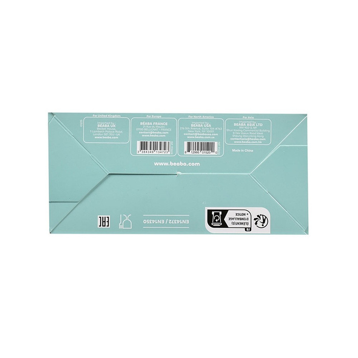 Silikonowe naczynia dla dzieci Zestaw z przyssawką Jungle Beaba 913472