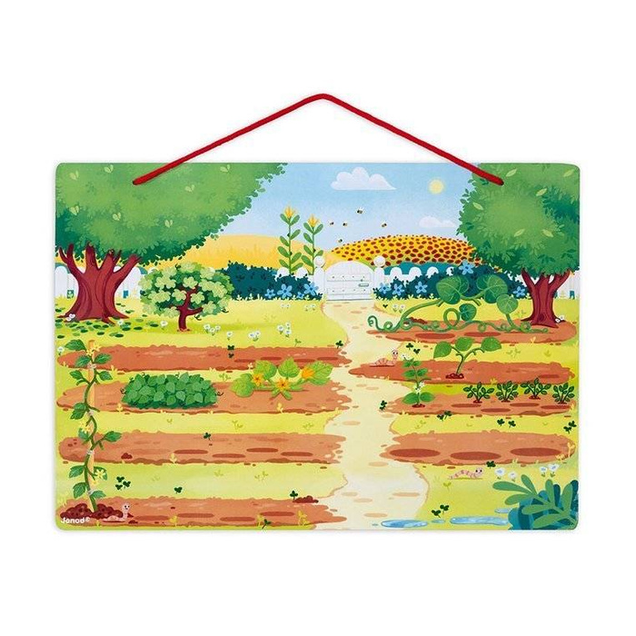 Magnetyczna układanka Mój magiczny ogród 3-6 lat, Janod J05463