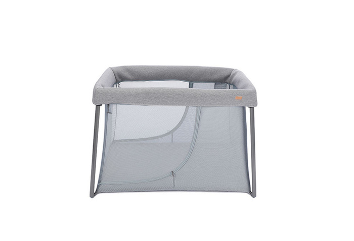 Łóżeczko turystyczne dwupoziomowe z funkcją kojca 3w1 Eazy sleep Heather grey Pebble Beaba 946004