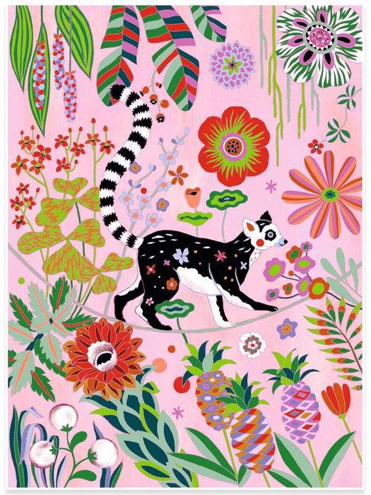 Obrazy do kolorowania w teczce Dżungla Djeco DJ08690 komplet 3 dużych obrazów