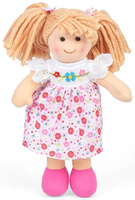 Szmaciana laleczka dla dzieci Gosia 25 cm Bigjigs BJD068