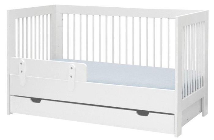 Biała szuflada 140x70 Pinio Moon Basic