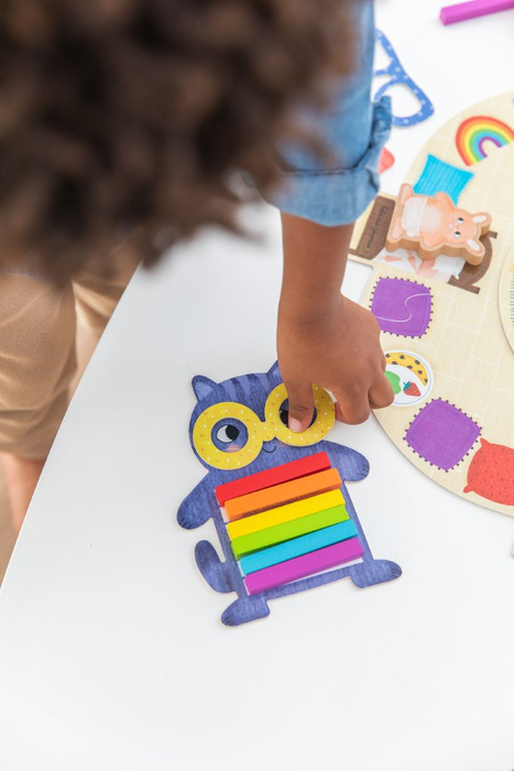 Gra dla dzieci Ubieranki Goula 53471 Kooperacyjna gra edukacyjna