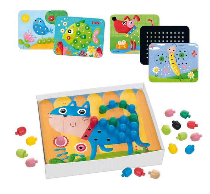 Układanka dla dzieci drewniana Mozaika Goula 53136