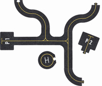 Lotnisko dla dzieci Zestaw do zabawy 26 el Goki 53777