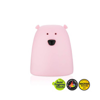 Lampka silikonowa Miś Mały różowy Rabbit & Friends 520005