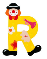 Głoska Clown "R", 81754-Sevi, nauka literek dla dzieci, alfabet