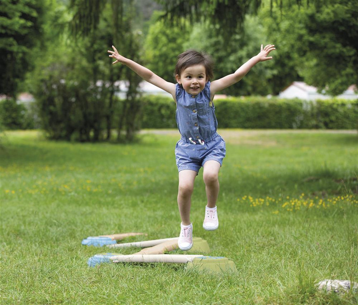 Równoważnia sensoryczna Smoby 840401 Ścieżka równowagi dla dzieci rozwój koordynacji i motoryki