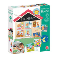 Edukacyjny domek do planowania dnia Routines House Goula 1110700211 drewniane zabawki dla dzieci