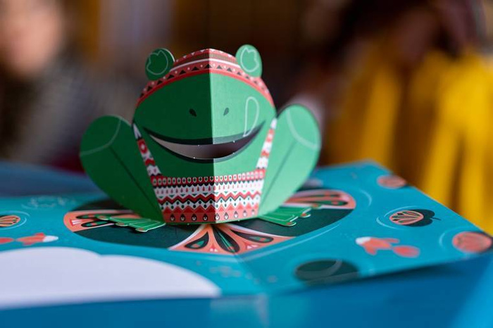 Zestaw kreatywny Przestrzenne kartki pop-up 3D Zwierzęta 6+ J07987-Janod, zestaw artystyczny