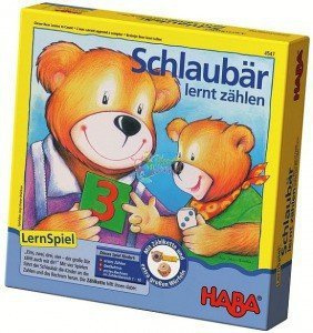 Mądry miś uczy się dodawać, HB3151-Haba - gry edukacyjne