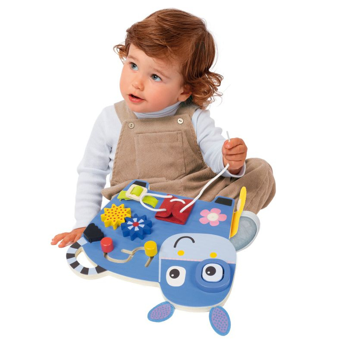 Przenośna tablica manipulacyjna dla dzieci Osiołek Goula 1110100489