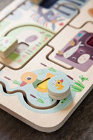 Drewniana tablica labirynt sensoryczny Farma 83339 Lilliputiens