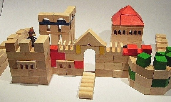 Klocki drewniane o dużych rozmiarach z literkami dla dzieci, XL, 250 el., zabawki konstrukcyjne