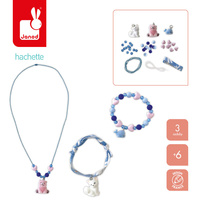 Zestaw kreatywny do tworzenia biżuterii z zawieszkami Małe zwierzątka Janod J09184