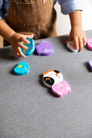 Układanka magnetyczna dla dzieci Zwierzątka Goula 55234 drewniane układanki dla dzieci