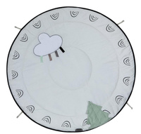 Mata edukacyjna z drewnianym stojakiem Tiny Love TL1208306830 Gimnastyka dla niemowląt czarno-biała Décor