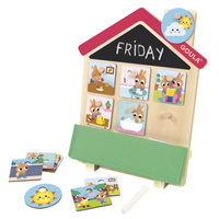 Edukacyjny domek do planowania dnia Routines House Goula 1110700211 drewniane zabawki dla dzieci