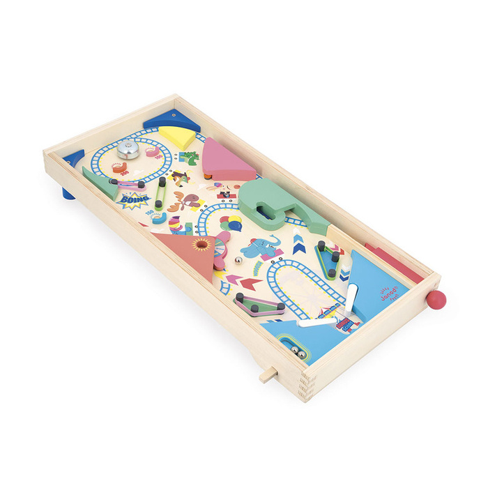 Gra zręcznościowa drewniana Pinball Applepop Janod J03368