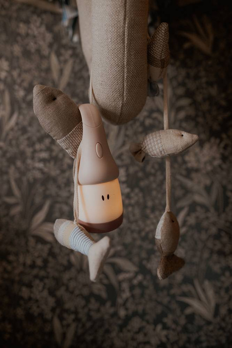 Lampka nocna LED przenośna z latarką Pixie 90h świecenia Pink Beaba 930299